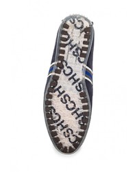 Мужские темно-синие мокасины от HCS