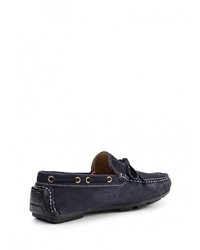 Мужские темно-синие мокасины от Moza-X