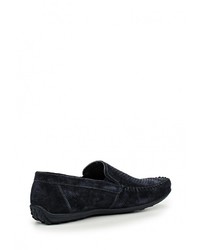 Мужские темно-синие мокасины от Quattrocomforto