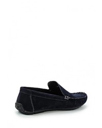 Мужские темно-синие мокасины от Valser