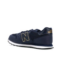 Женские темно-синие низкие кеды от New Balance