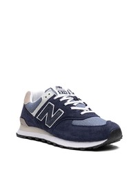 Мужские темно-синие низкие кеды от New Balance