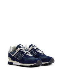 Мужские темно-синие низкие кеды от New Balance