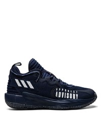 Мужские темно-синие низкие кеды от adidas