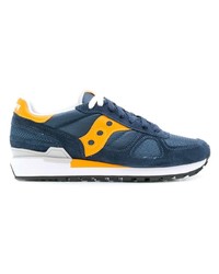 Мужские темно-синие низкие кеды от Saucony