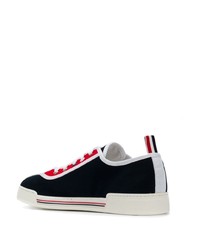Мужские темно-синие низкие кеды от Thom Browne