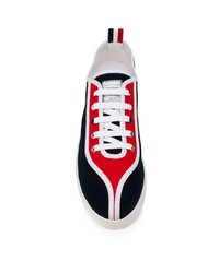 Мужские темно-синие низкие кеды от Thom Browne