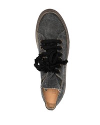 Мужские темно-синие низкие кеды от Uma Wang