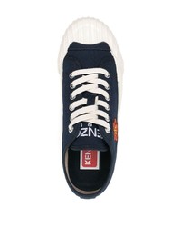Мужские темно-синие низкие кеды от Kenzo
