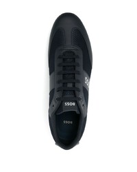 Мужские темно-синие низкие кеды от BOSS