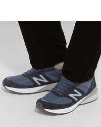 Мужские темно-синие низкие кеды от New Balance