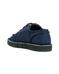 Мужские темно-синие низкие кеды от Marni