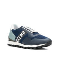 Мужские темно-синие низкие кеды от Dirk Bikkembergs