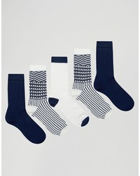 Мужские темно-синие носки от Asos