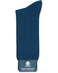 Мужские темно-синие носки от John Smedley