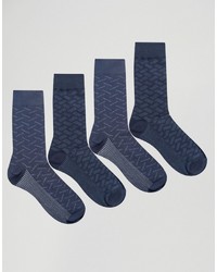Мужские темно-синие носки от Jack and Jones
