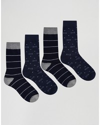 Мужские темно-синие носки от Jack and Jones