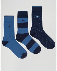Мужские темно-синие носки от Jack Wills