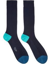 Мужские темно-синие носки от Paul Smith