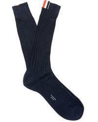 Мужские темно-синие носки от Thom Browne