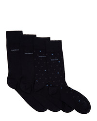 Мужские темно-синие носки от BOSS