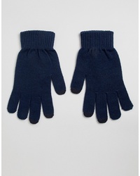 Женские темно-синие перчатки от ASOS DESIGN