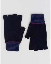 Мужские темно-синие перчатки от Ted Baker