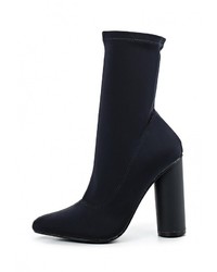 Темно-синие полусапоги от Diamantique