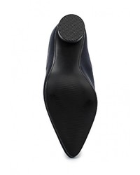 Темно-синие полусапоги от Diamantique