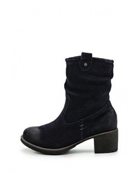 Темно-синие полусапоги от SHOIBERG