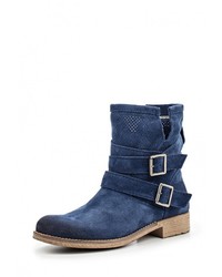 Темно-синие полусапоги от Tamaris