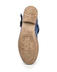 Темно-синие полусапоги от Tamaris