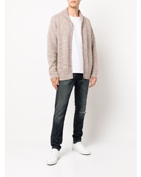 Мужские темно-синие рваные джинсы от rag & bone