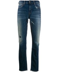 Мужские темно-синие рваные джинсы от Calvin Klein Jeans