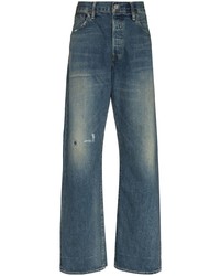 Мужские темно-синие рваные джинсы от Chimala