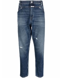 Мужские темно-синие рваные джинсы от Closed