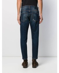 Мужские темно-синие рваные джинсы от Entre Amis