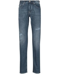 Мужские темно-синие рваные джинсы от Eleventy