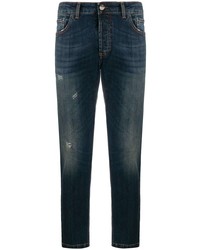 Мужские темно-синие рваные джинсы от Entre Amis
