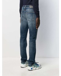 Мужские темно-синие рваные джинсы от Closed