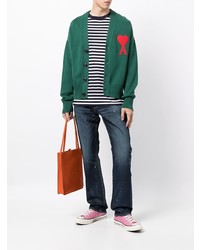 Мужские темно-синие рваные джинсы от VISVIM