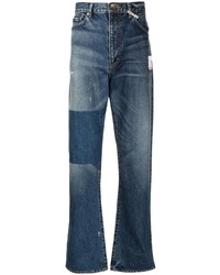 Мужские темно-синие рваные джинсы от Maison Mihara Yasuhiro