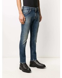 Мужские темно-синие рваные джинсы от Closed