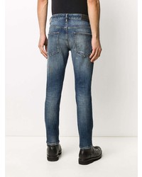 Мужские темно-синие рваные джинсы от Closed