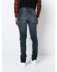 Мужские темно-синие рваные джинсы от Amiri