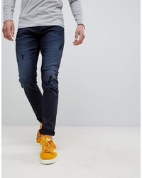 Мужские темно-синие рваные джинсы от ONLY & SONS