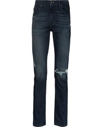 Мужские темно-синие рваные джинсы от Paige