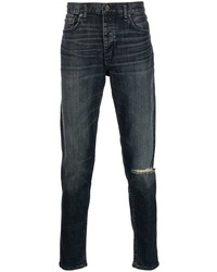 Мужские темно-синие рваные джинсы от rag & bone