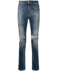 Мужские темно-синие рваные джинсы от Represent
