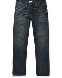 Мужские темно-синие рваные джинсы от Simon Miller